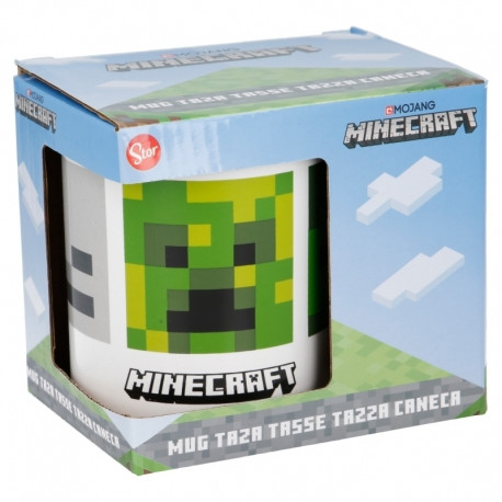 KERÁMIA BÖGRE 330 ML AJÁNDÉKDOBOZBAN MINECRAFT