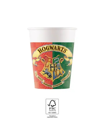 8db papírpohár 200 ml HARRY POTTER