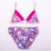 Costume da bagno principesse per bambine - costume due pezzi - rosa chiaro - 110