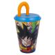 Dragon Ball műanyag szívószálas pohár - 430 ml