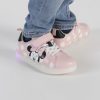 Disney Minnie mouse LED flashing, light-up street shoes for children