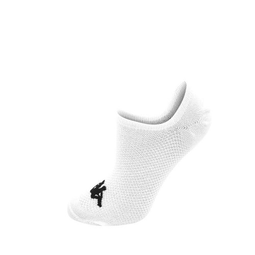 Calzini segreti in cotone traspirante Kappa footies - 3 paia/confezione - bianco - 39-42