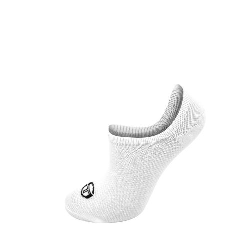 Sergio Tacchini footies priedušné bavlnené tajné ponožky - 3 páry/balenie - biele - 39-42