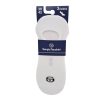 Calzini secret in cotone traspirante Sergio Tacchini footies - 3 paia/confezione - bianco - 39-42