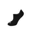 Sergio Tacchini Footies atmungsaktive Geheimsocken aus Baumwolle – 3 Paar/Packung – Schwarz – 43–46