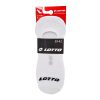 Lotto footies breathable cotton secret socks - 3 pairs/pack - white - 39-42