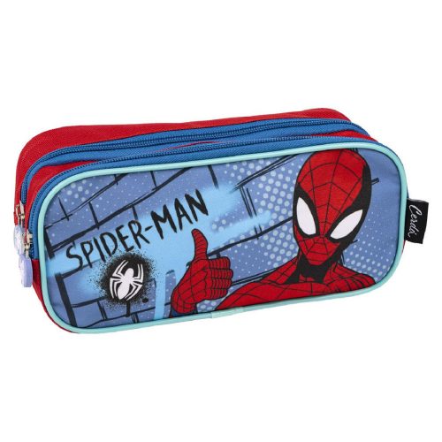 Suport stilou Spiderman cu 2 compartimente