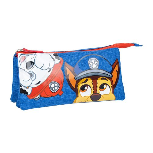 Suport stilou cu 3 compartimente Paw Patrol - 22 cm