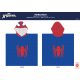 Spiderman children's poncho - 100% cotton - 60x120 cm - dark blue