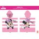 Dětské pončo Disney Minnie mouse - 100% bavlna - 60x120 cm - růžové