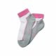 Women's cotton sports socks - with semi-plush sole - 39-42 - gray-white - Evidence