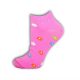 Women's patterned secret socks - cotton secret socks - 35-38 - pink - Evidence