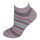 Women's striped secret socks - cotton secret socks - 35-38 - light pink - Evidence