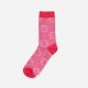 Women's cotton socks - pink - round pattern - 35-38 - Evidence