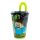 Minecraft plastic straw cup - 430 ml