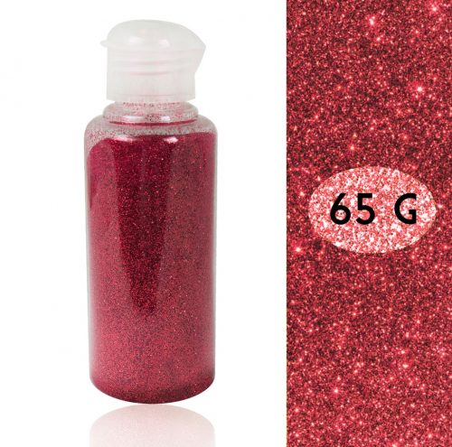 DEK.MIC.GLITTER PIROS  65GR