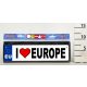 KRESZTÁBLA "I LOVE EUROPE"