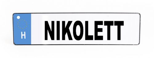 KRESZTÁBLA "NIKOLETT"