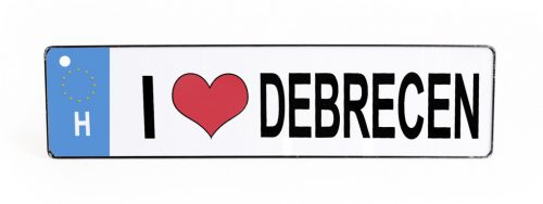 KRESZTÁBLA "I LOVE DEBRECEN