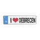 KRESZTÁBLA "I LOVE DEBRECEN