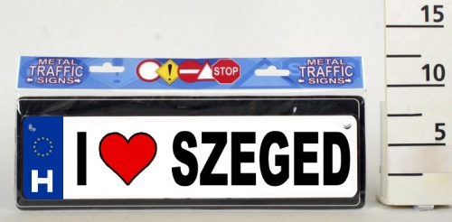 KRESZTÁBLA "I LOVE SZEGED"