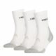 Head unisex sports socks - breathable with semi-plush sole 3 pairs - white - 43-46