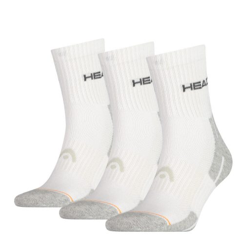 Head unisex sports socks - breathable with semi-plush soles 3 pairs