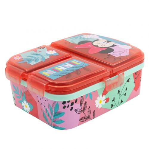 Scatola porta sandwich in plastica multiscomparto Disney Minnie Mouse