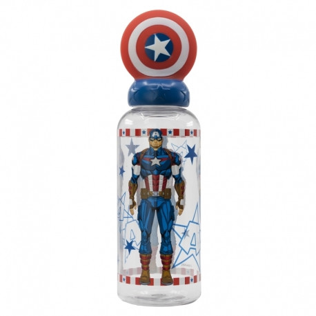 3D MŰANYAG PALACK 560 ML AVENGERS - AMERIKA KAPITÁNY