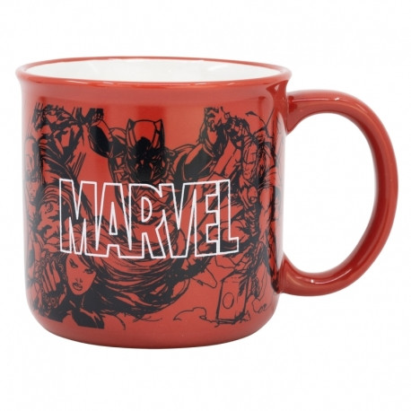 KERÁMIA REGGELIZŐ BÖGRE 415 ML AJÁNDÉKDOBOZBAN MARVEL MINTÁS