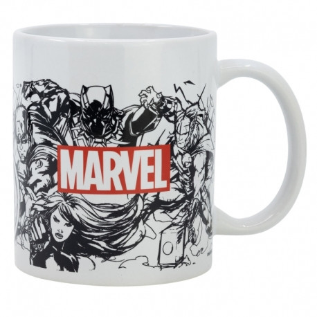 KERÁMIA BÖGRE 330ml AJÁNDÉKDOBOZBAN MARVEL MINTÁS