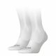 Head footie unisex breathable secret socks 2 pairs/pack - cotton secret socks - white - 35-38