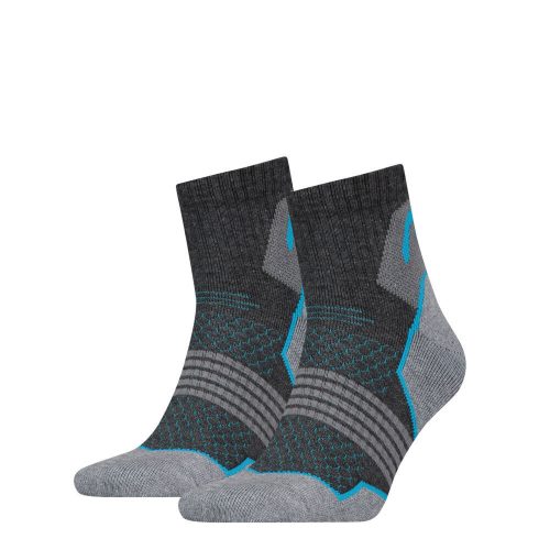 Head Unisex Wandersocken – mit Halbplüschsohle 2 Paar – Graublau – 39-42