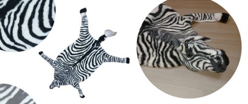 ZEBRA SZŐNYEG 110CM