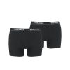 Head Basic Herren-Unterhose – Boxershorts aus Baumwolle – 2 Stück/Packung – Schwarz – S