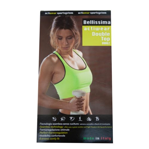 Women's seamless sports bra - uv green - L/XL