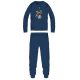 Avengers winter thick children's pajamas - cotton flannel pajamas - dark blue - 98