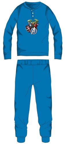 Avengers Winter Dicker Kinderpyjama – Baumwollflanellpyjama – Hellblau – 116