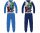 Avengers cotton jersey children's pajamas - medium blue - 104