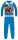 Avengers Fleece-Pyjama – Winterdicker Kinder-Pyjama – Hellblau – 128