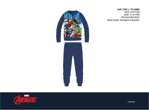 Avengers-Kinderpyjama – Pyjama aus Jersey-Baumwolle