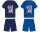 Avengers cotton summer ensemble - t-shirt-shorts set - medium blue - 104