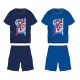 Avengers cotton summer ensemble - T-shirt-shorts set - medium blue - 104