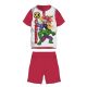 Avengers summer short-sleeved children's pajamas - cotton jersey pajamas - red - 128