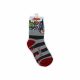 Non-slip children's ankle socks - Avengers - thermal plush - gray-red - 31-34