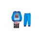 Thick cotton children's pajamas - Avengers - medium blue - 116