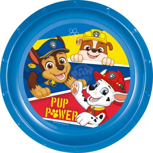 Paw Patrol műanyag lapostányér