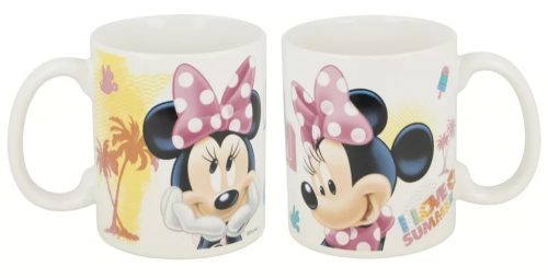 Minnie egér kerámia bögre aranyos mintával - 330ml