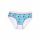 Cotton girl's panties - Cotton jersey - printed pattern - white-light blue - 116