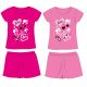 Barbie cotton summer ensemble - T-shirt-shorts set - pink - 128